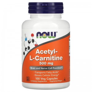 Acetyl L-Carnitine 500 мг - 100 веган капс